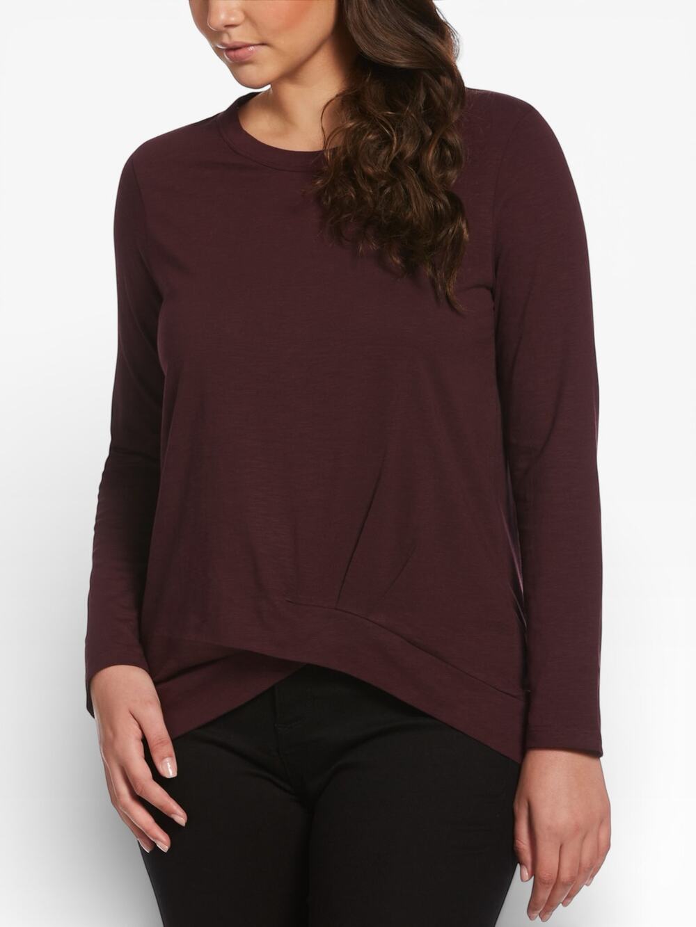 NWT Rafaella Petite Twist Front Top MP